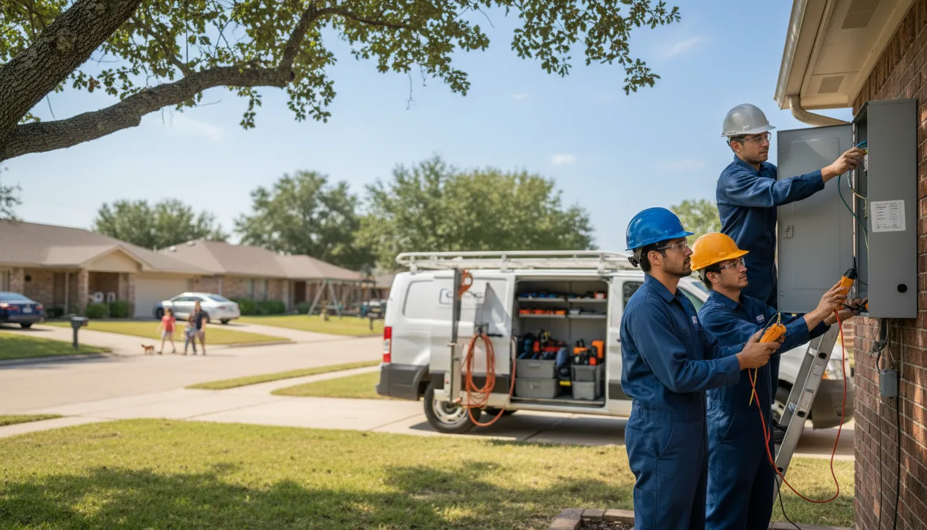 Certified electrician providing emergency electrical services in Danbury, WI
